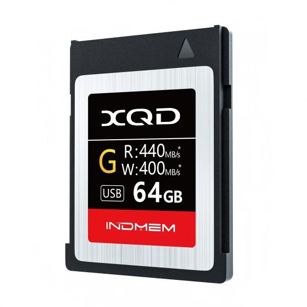 INDMEM XQD 64GB Memory Cards, 5X Tough MLC XQD Flash Memory Cards High Speed G Series| Max Read 440MB/s, Max Write 400MB/s