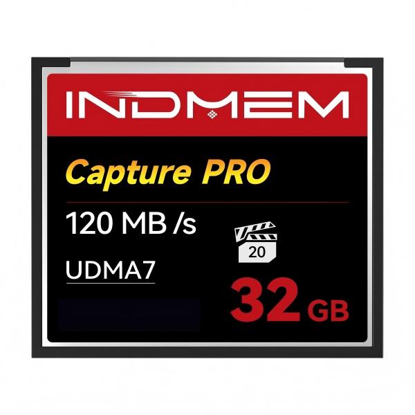 CF Card 32GB High‑Speed UDMA CompactFlash Memory Card for DSLR Camera, Black